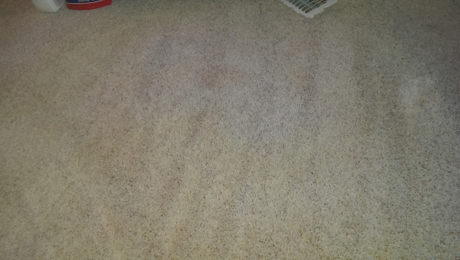 Cranberry juice after cleaning